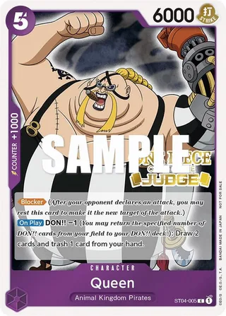 Queen (Judge Pack Vol. 2) #ST04-005-judge-pack-vol-2 · One Piece Promotion Cards One Piece card