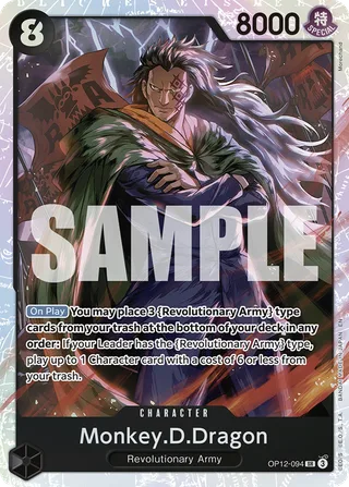 Monkey.D.Dragon #OP12-094 · Legacy of the Master One Piece card