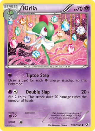 Kirlia #RC9 · Legendary Treasures Pokémon card