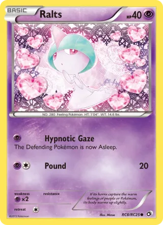 Ralts #RC8 · Legendary Treasures Pokémon card
