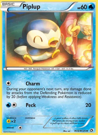 Piplup #RC6 · Legendary Treasures Pokémon card