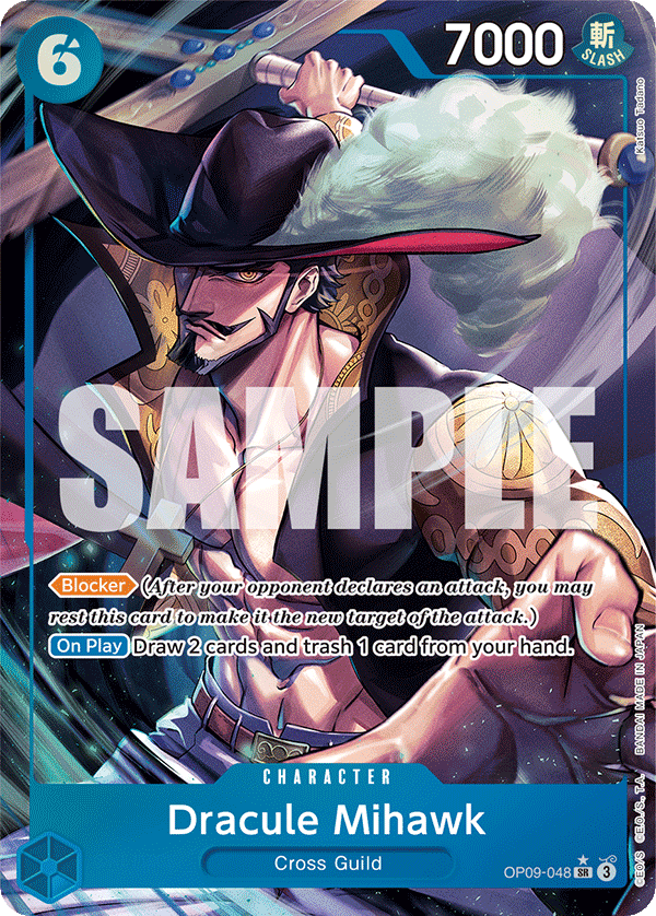 Dracule Mihawk (Parallel) full card art