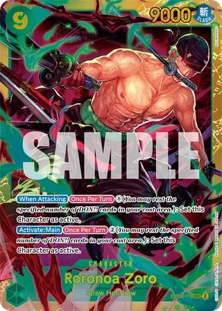 Roronoa Zoro #OP06-118 · Wings of the Captain One Piece card