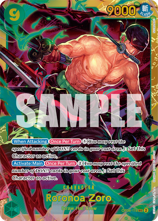 Roronoa Zoro full card art