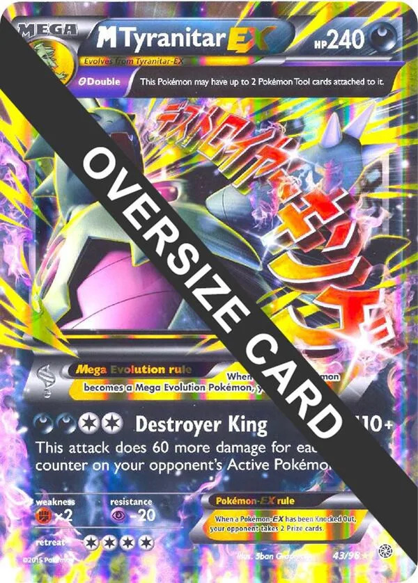 M Tyranitar EX full card art