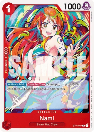 Nami (2025 New Year Event) #ST01-007-2025-new-year-event · One Piece Promotion Cards One Piece card