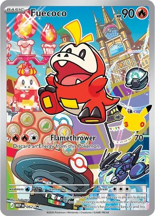 Fuecoco #062 · MEP Black Star Promos Pokémon card