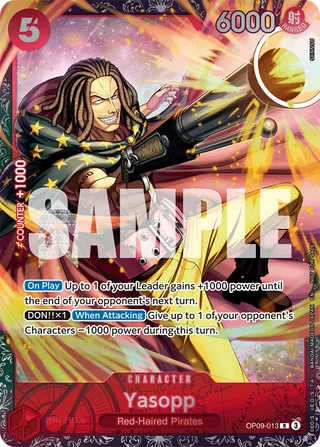 Yasopp (SP) #OP09-013-sp · Legacy of the Master One Piece card