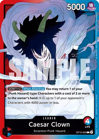 Caesar Clown #OP10-002 · Royal Blood One Piece card