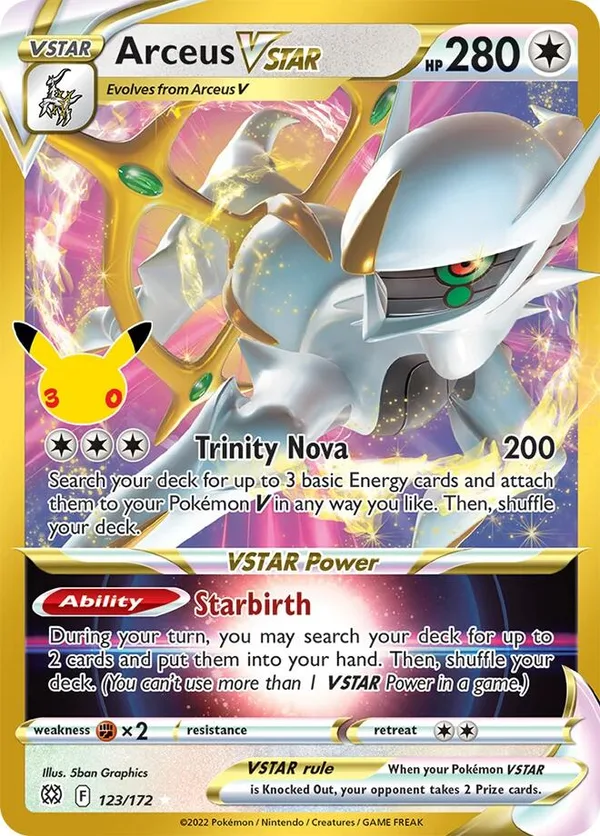Arceus VSTAR full card art
