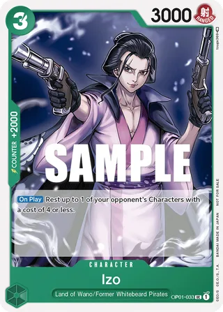 Izo (Tournament Pack Vol. 2) #OP01-033-tournament-pack-vol-2 · One Piece Promotion Cards One Piece card