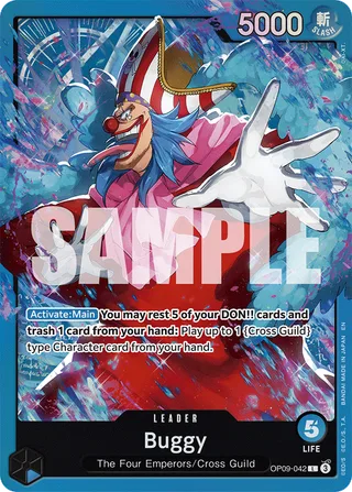 Buggy #OP09-042 · ST-25: Starter Deck 25 BLUE Buggy One Piece card