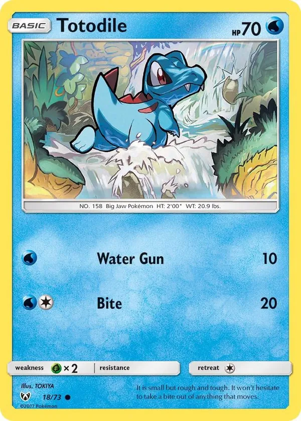 Totodile full card art