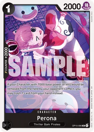 Perona #OP15-090 · Adventure on Kami's Island One Piece card