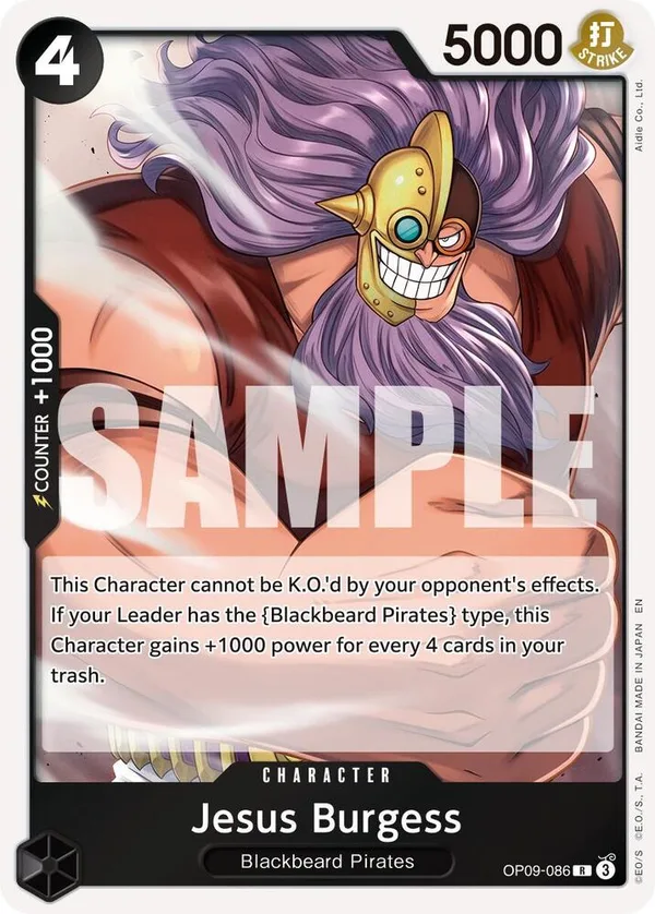 Jesus Burgess (Reprint) full card art