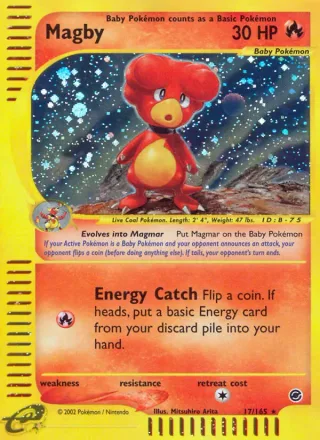 Magby #17 · Expedition Base Set Pokémon card