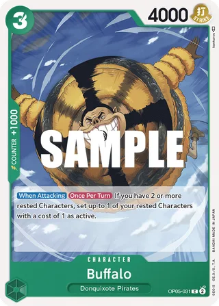 Buffalo #OP05-031 · Awakening of the New Era: 1st Anniversary Tournament Cards One Piece card