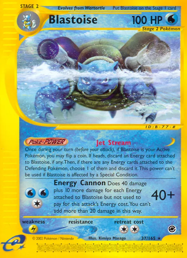 Blastoise full card art