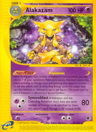 Alakazam #33 · Expedition Base Set Pokémon card