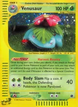 Venusaur · Expedition Base Set Pokémon card