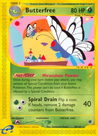 Butterfree #38 · Expedition Base Set Pokémon card