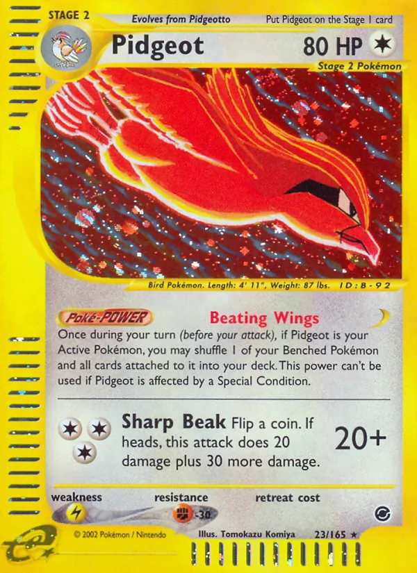 Pidgeot full card art