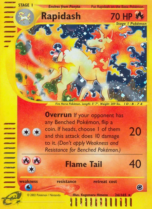 Rapidash full card art