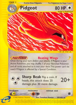 Pidgeot #59 · Expedition Base Set Pokémon card