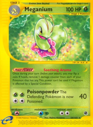 Meganium #54 · Expedition Base Set Pokémon card