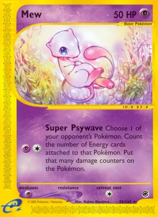 Mew #55 · Expedition Base Set Pokémon card