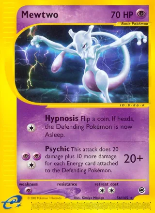Mewtwo #56 · Expedition Base Set Pokémon card