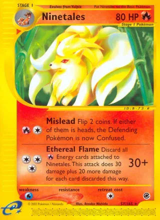 Ninetales #57 · Expedition Base Set Pokémon card