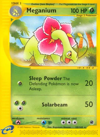 Meganium #53 · Expedition Base Set Pokémon card