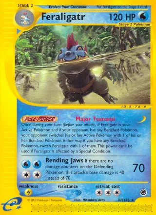 Feraligatr #47 · Expedition Base Set Pokémon card