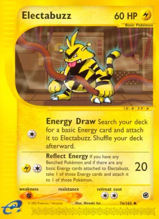 Electabuzz #76 · Expedition Base Set Pokémon card