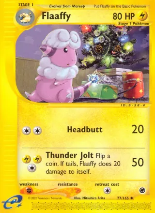Flaaffy #77 · Expedition Base Set Pokémon card