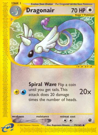Dragonair #75 · Expedition Base Set Pokémon card