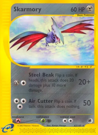 Skarmory #63 · Expedition Base Set Pokémon card