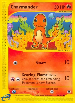 Charmander #98 · Expedition Base Set Pokémon card