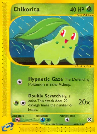 Chikorita #99 · Expedition Base Set Pokémon card