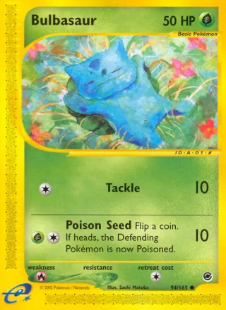 Bulbasaur #94 · Expedition Base Set Pokémon card
