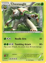 Chesnaught · Kalos Starter Set Pokémon card