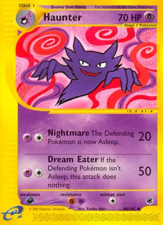 Haunter #80 · Expedition Base Set Pokémon card