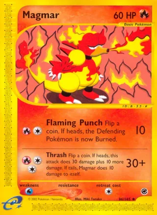 Magmar #86 · Expedition Base Set Pokémon card