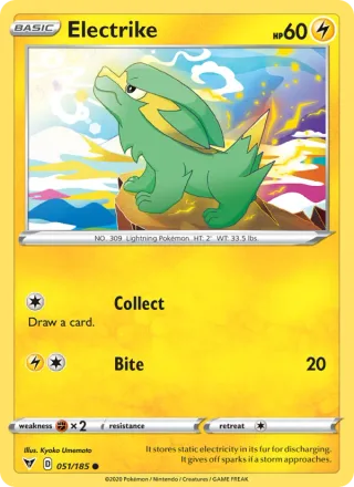 Electrike #51 · Vivid Voltage Pokémon card