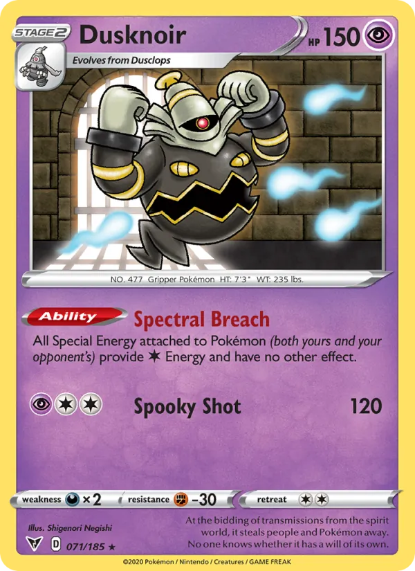Dusknoir full card art