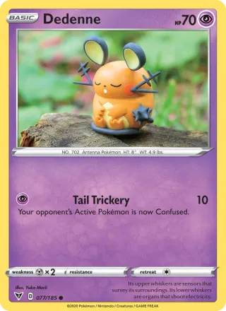 Dedenne #77 · Vivid Voltage Pokémon card
