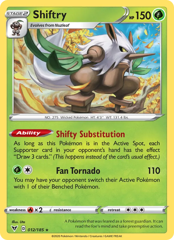 Shiftry full card art