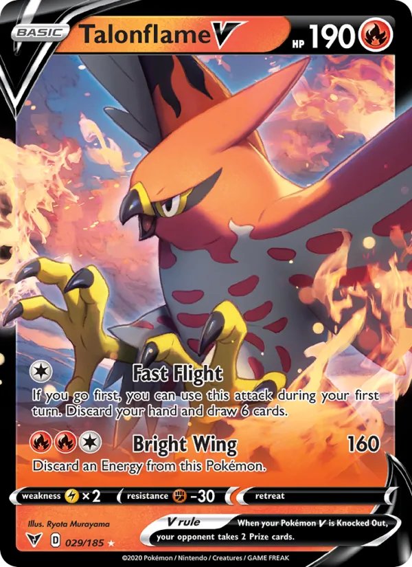 Talonflame V full card art
