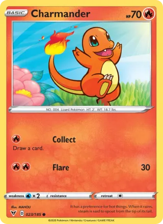 Charmander #23 · Vivid Voltage Pokémon card